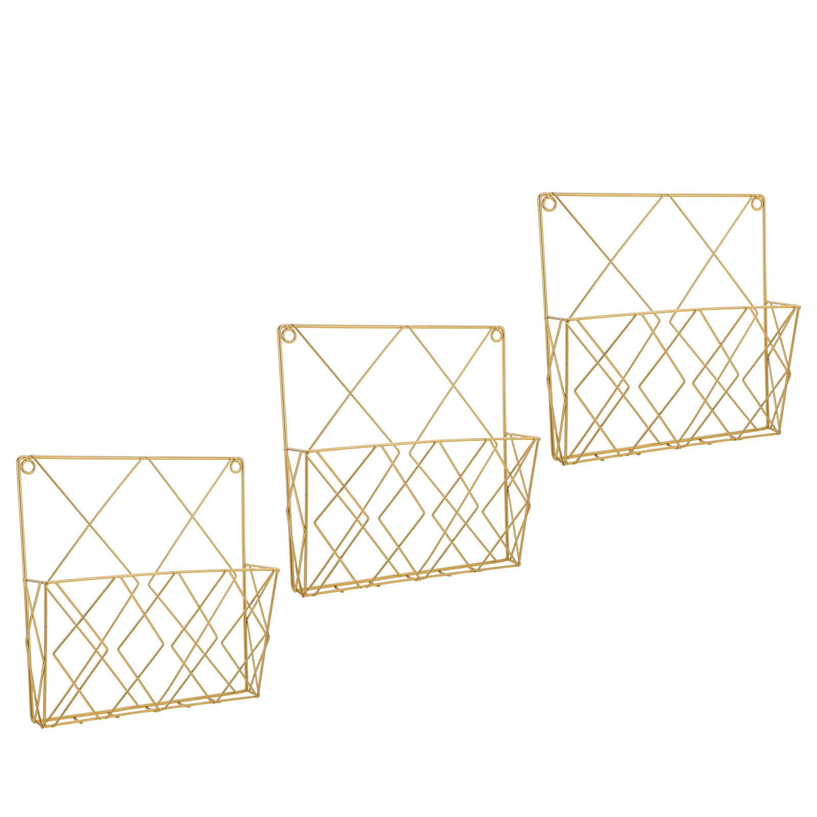 Magazine Holder Rack - 3 Pcs Classroom Wall File Organizer