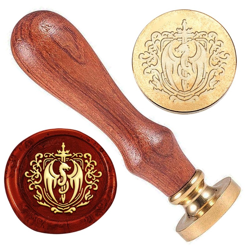 Wax Seal Stamp Set - 1pc Dragon Sword Wax Seal Stamp