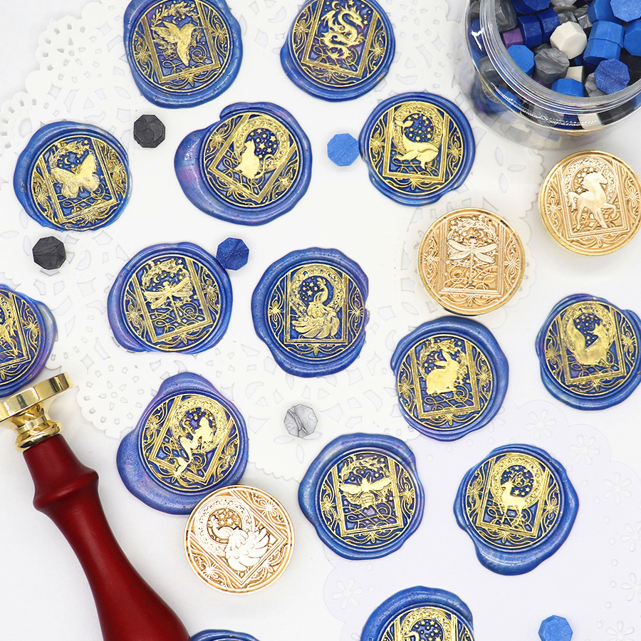 Wax Seal Stamp Set - Sky Animal Wax Seal Stamp Vintage